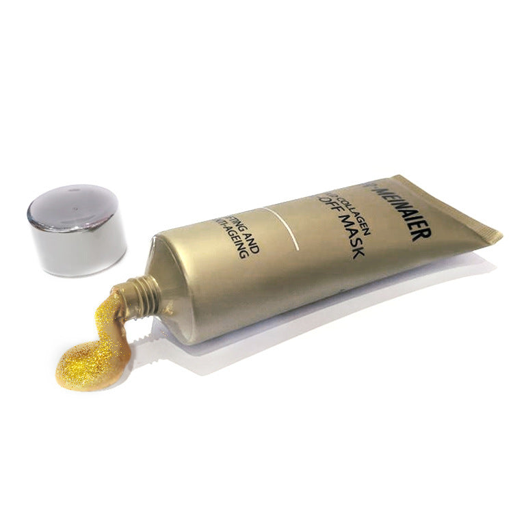 Wholesale factory direct: gold peel-off mask for export - firming, hydrating, repairing, nourishing, and blackhead removal - 120g