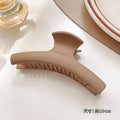 Springnew arrivaleasiest for match cross cut out hair grip milk tea coffee color elegant grip clip hairpin casual hairpin hair accessories