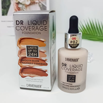 authentic moisturizing powder bottom liquid concealer long-lasting non-removing makeup nature contouring isolation bb cream cross-border makeup multi-color