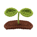 Wholesale mini grass bean sprout green leaf hair clips - knitted yarn 3d cute creative bangs funny hair clips bb clips for women