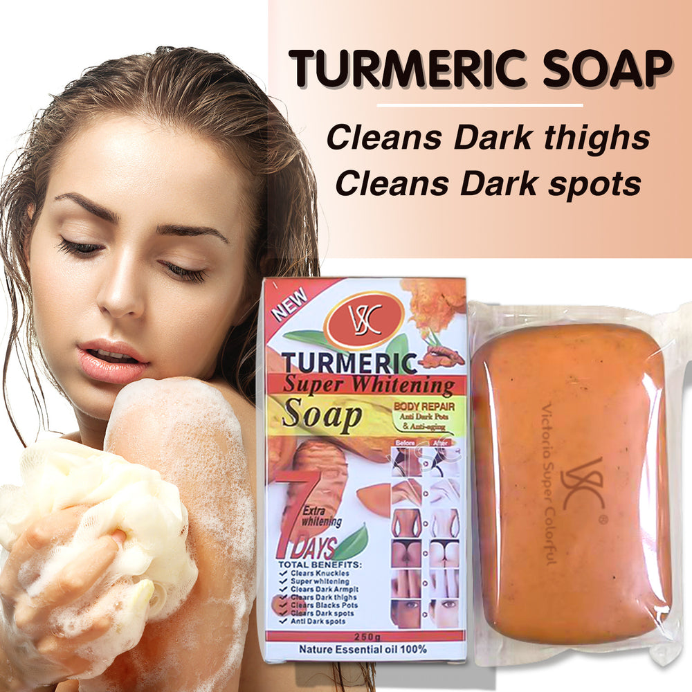 export turmeric bath soap whitening soap deep cleansing oil control facial cleanser body neutral soap 250g