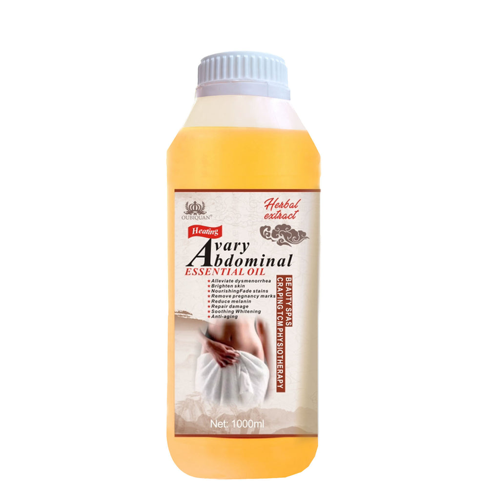 herbal heating essential oil massage oil, full body massage oil, shoulder and neck massage oil, scraping old ginger essential oil, foreign trade batch