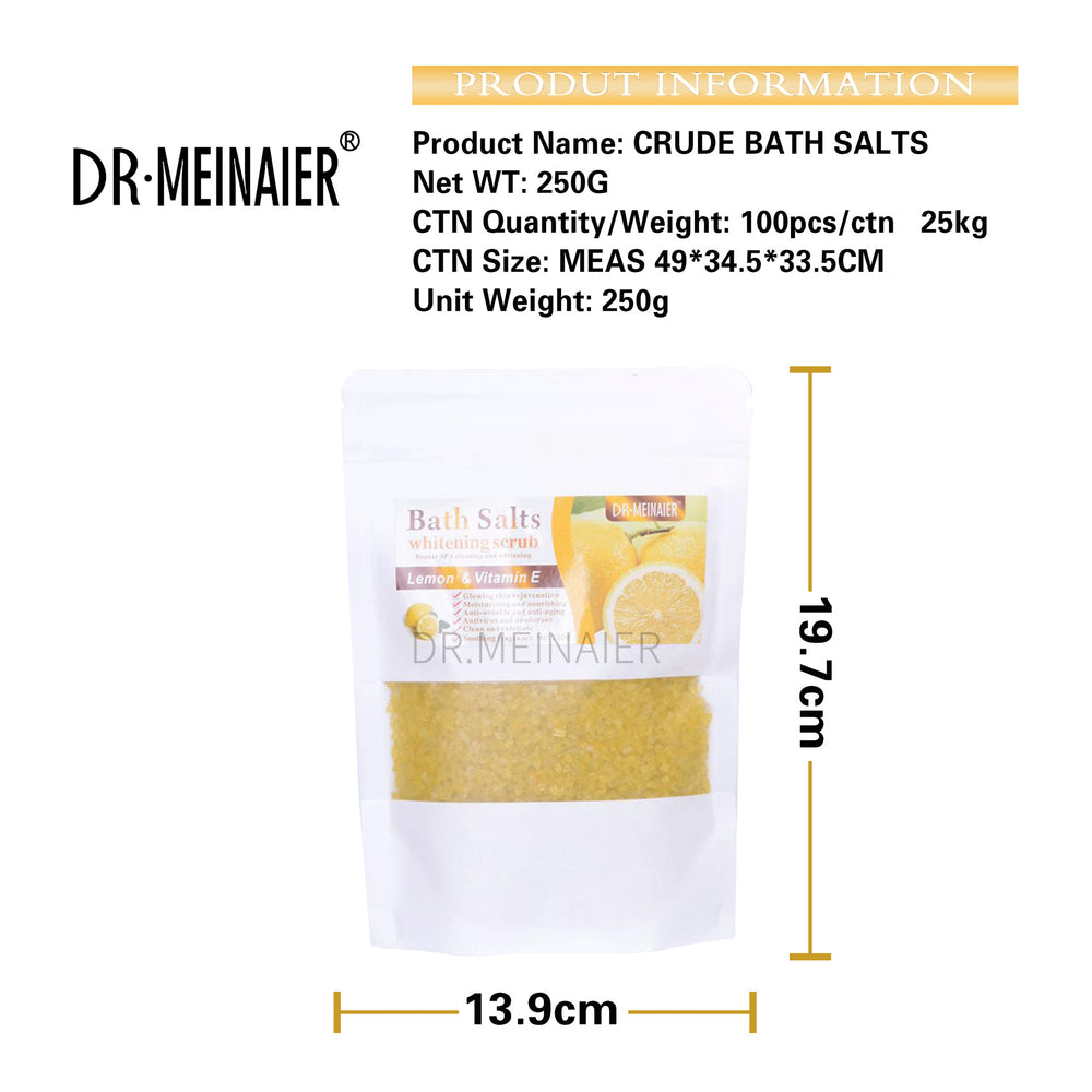 aromatherapy bath salts body scrub bath salts 250g bath exfoliating cleansing crystal sea salt export wholesale