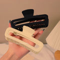 Extra large hair clip, large hair clip, back of head, hair clip, thick hair, square frosted shark clip, headwear