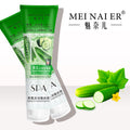 exfoliating facial & body scrub - deep cleansing, pore refining, and hydrating exfoliating mitt