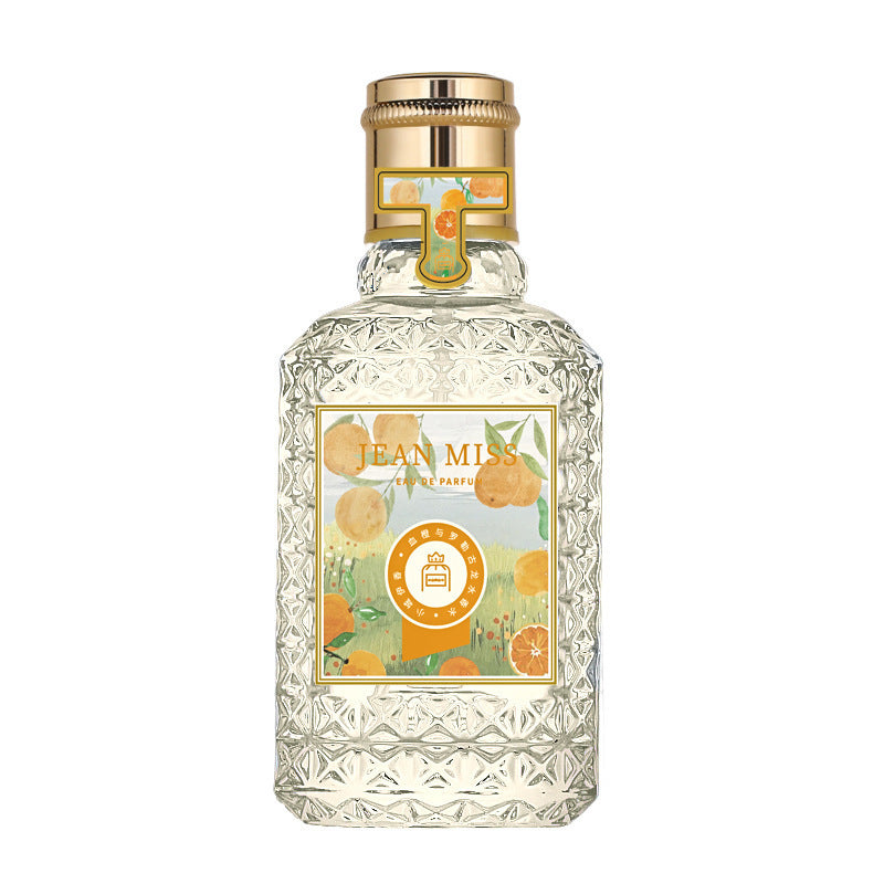 Lemon scented perfume for women, long-lasting eau de toilette, blood orange basil, original forest woody perfume for men, lychee scented perfume for students