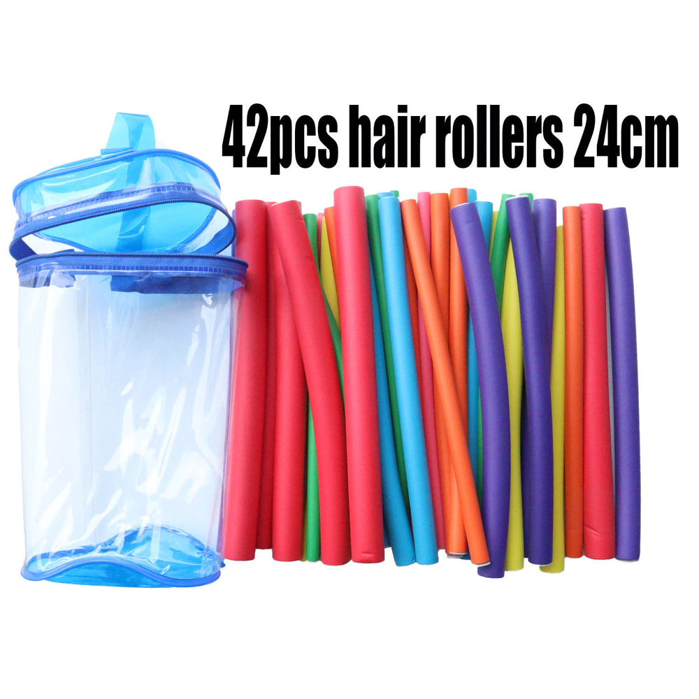 Amazon's best-selling 42-piece sponge curling barrel, pearl cotton curling bar, universal curling iron, bangs curling iron, perm iron