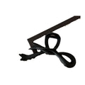 Autumn and winter frosted bow hair clip for women 2024 widened shark clip large streamer shark clip versatile clip