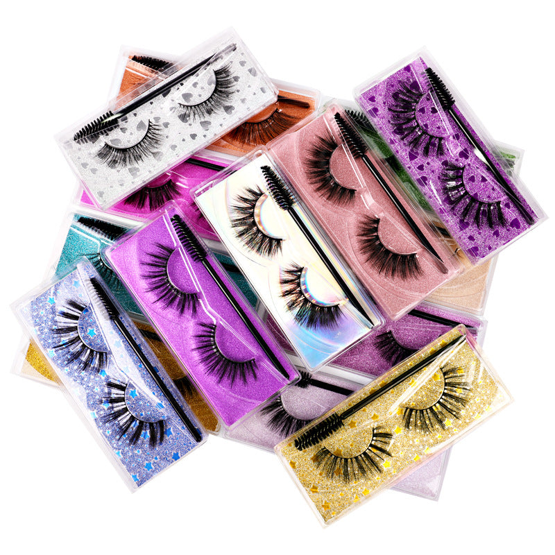 fashion fake eyelashes suit slim cross thick imitation mink eyelashes one-piece fashion style
