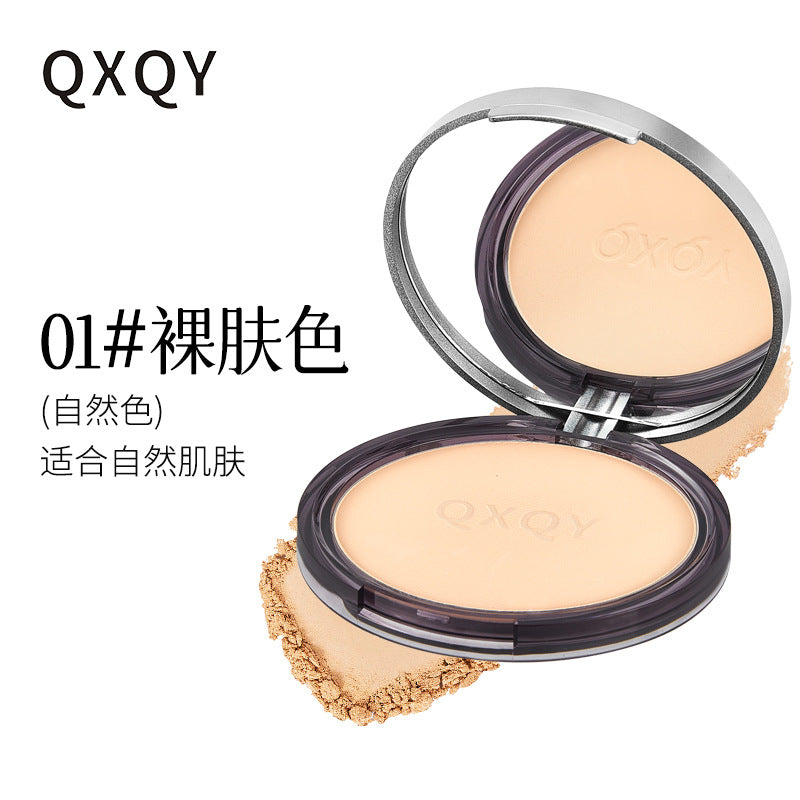 Soft velvet long-lasting makeup powder, touch-up and setting, matte nature soft focus, non-stick powder, waterproof anti-sweat large powder