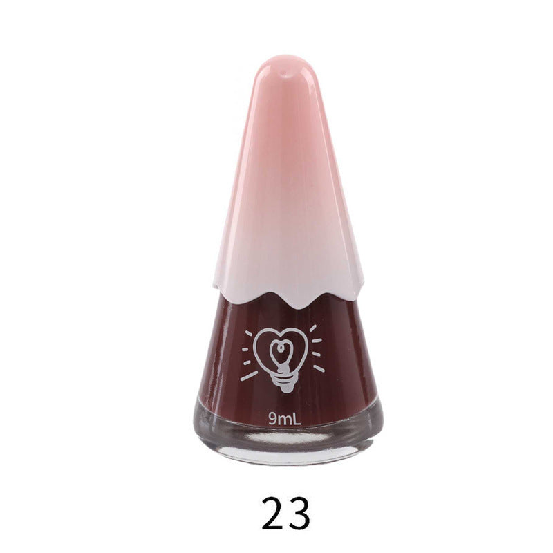 Nail polish, no baking, quick drying, tearable, water-based, peelable, wholesale, autumn and winter, cherry, hand and foot nail polish wholesale