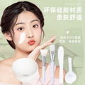 Silicone mask bowl soft gel beauty mixing bowl full set with 11-piece mask applicator set - wholesale beauty salon tools