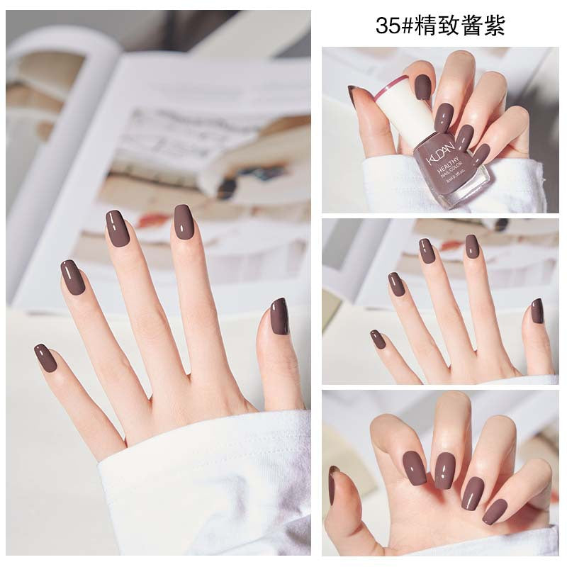 2025 summer white fine glitter no-bake nail polish non-peelable transparent glossy base oil nude colorful manicure nail polish