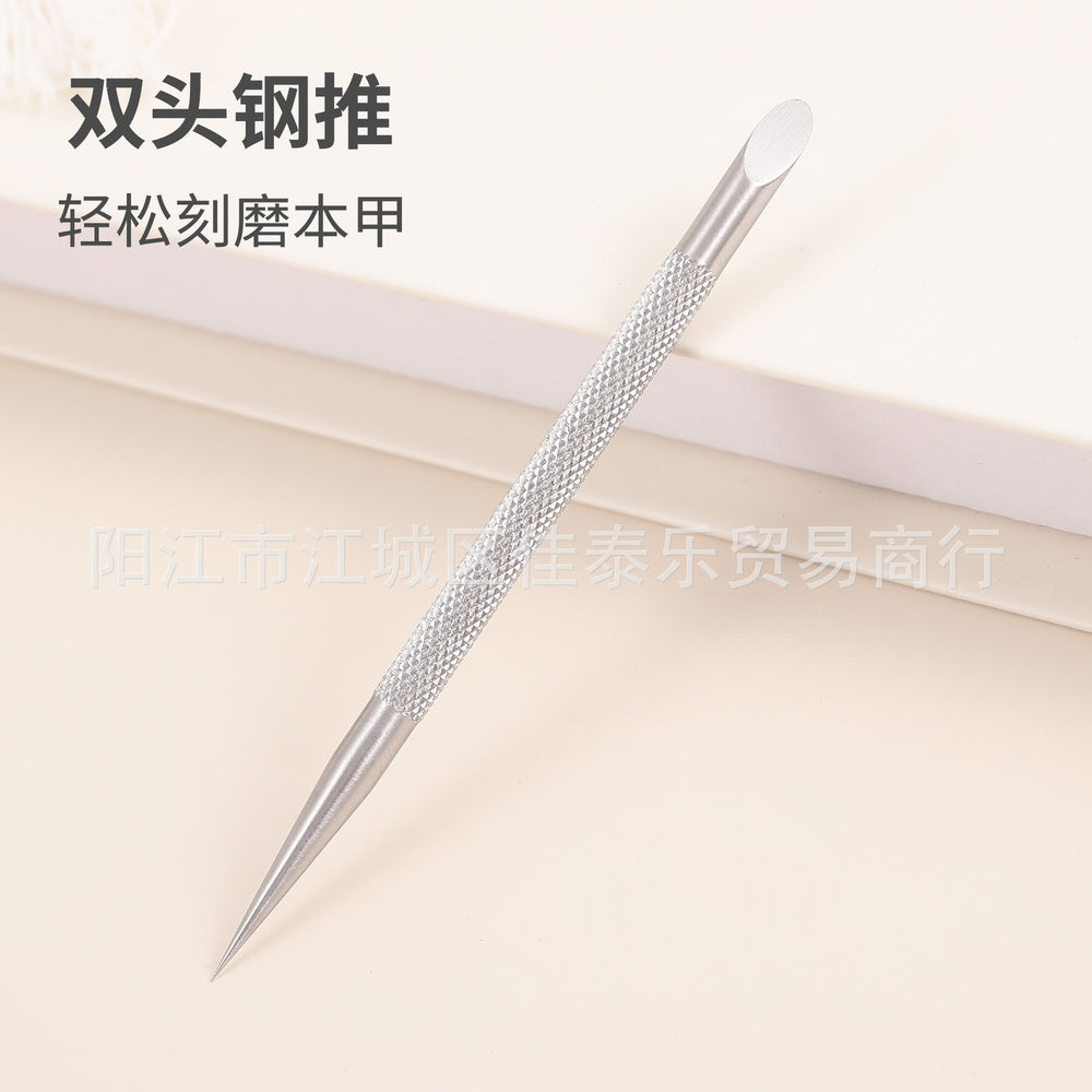 Manicure tools, orange wood sticks, nail removal sticks, beveled steel pushers, dead skin pushers, dot drills, dot flower pens, beech wood sticks, special nail removal tablets