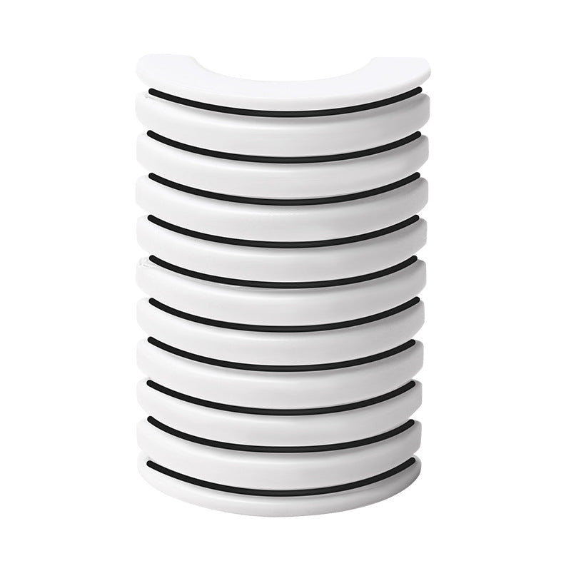 Eyelash adhesive strips - 10 pack, glue-free, essential for false eyelashes, reusable adhesive strips, eyelash application aid