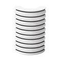 Eyelash adhesive strips - 10 pack, glue-free, essential for false eyelashes, reusable adhesive strips, eyelash application aid