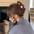 Sweet and fun polka dot star button gripper large bows shark clip hairpin hair clip for large hair volume