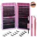 tiktok european and american eyelash book 640 clusters of false eyelashes segmented hair set eyelashes hot-selling makeup