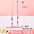 lip liner double-ended dual-effect silky smooth and long-lasting makeup control lip pencil easiest for match matte lip lipstick pen