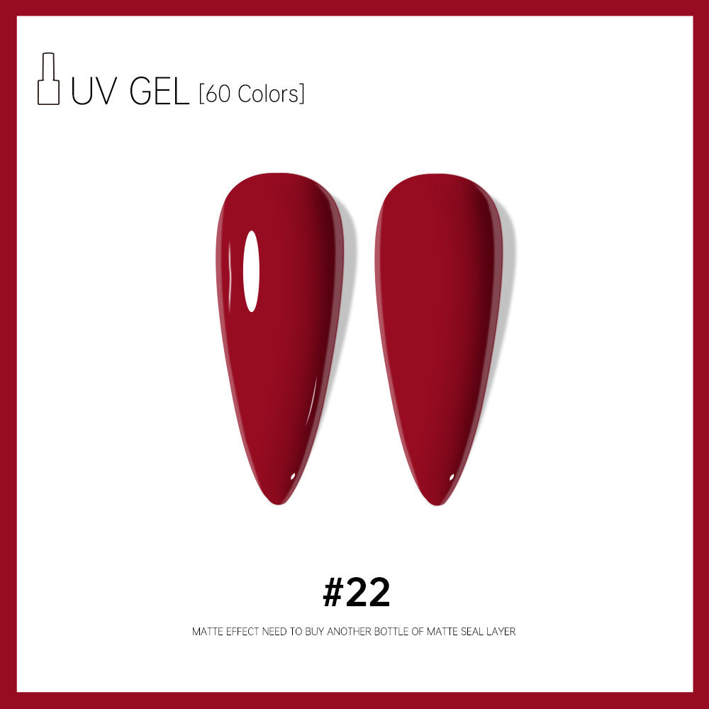 Risyal cross-border exclusive: 60 colors of 15ml gel nail polish - includes basic gel, cat eye gel, and more