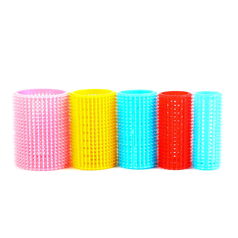 new product vinyl hair rollers amazon curling barrel diy styling tool magic heatless curling iron wholesale