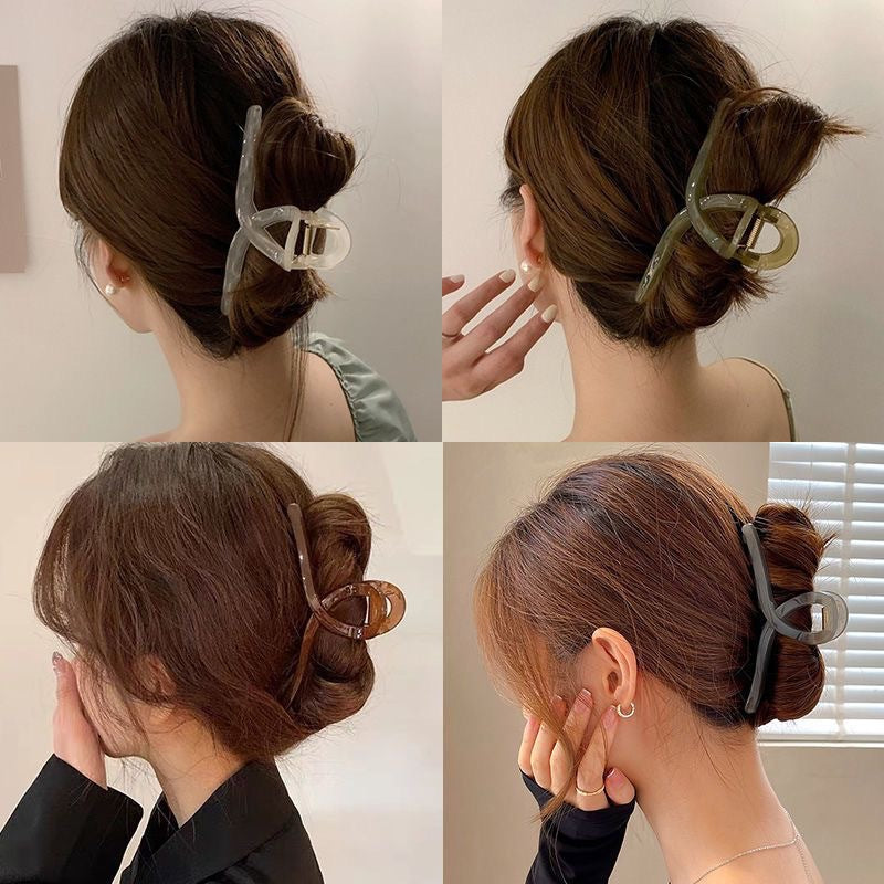Classy sense of exquisite back head hair clip large hairpin female summer hair volume shark clip hair headwear hair accessories