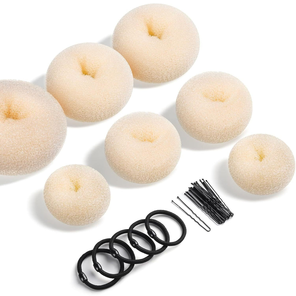 New arrival: cross-border hot-selling donut hair bun maker & hair accessory set - korean & japanese style hair accessories, bridal braiding kit