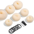 New arrival: cross-border hot-selling donut hair bun maker & hair accessory set - korean & japanese style hair accessories, bridal braiding kit
