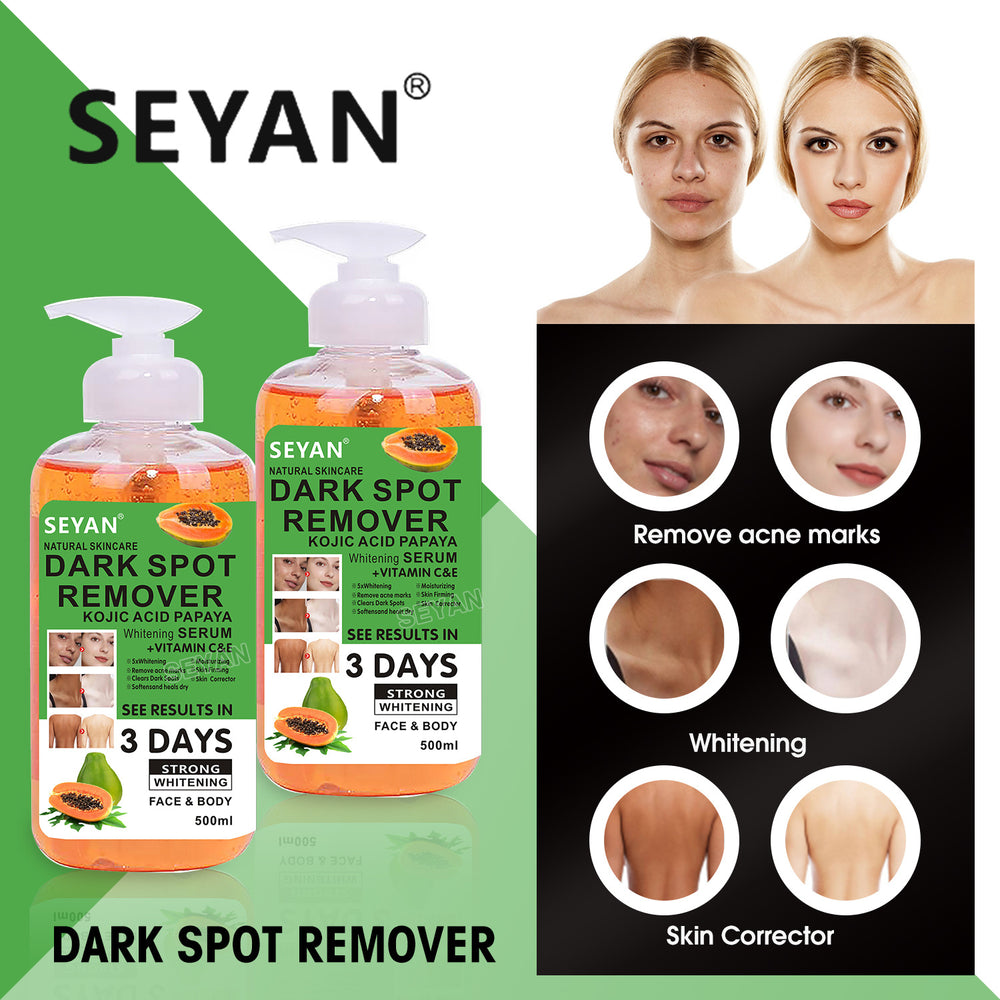 papaya vc original solution gently tightens and moisturizes the skin, facial and body hydrating moisturizing essence, brightening and toning
