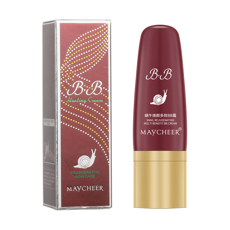Makeup meixier snail air cushion bb cream oil control concealer moisturizing dry skin brightening skin color long-lasting non-removing makeup foundation
