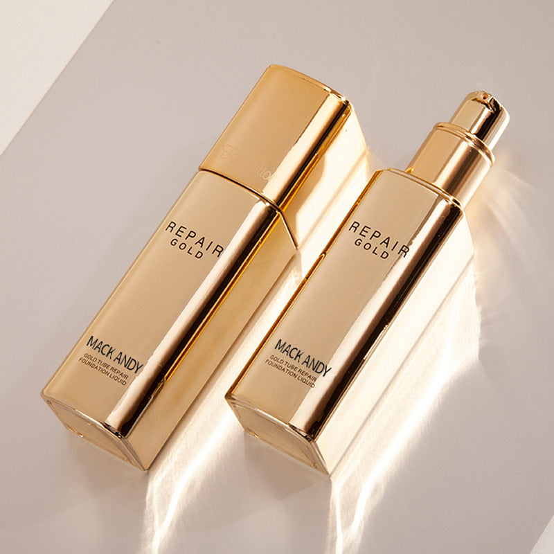 Marco andy gold diamond repair foundation - hydrating, moisturizing, nourishing, oil-control, waterproof, sweat-resistant, long-lasting foundation cream
