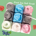 ice cream body & face scrub - fruity exfoliating, moisturizing, cleansing bath salt body scrub