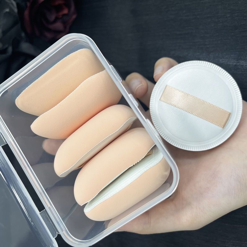 Cotton candy puff air cushion powder bottom liquid special beauty egg triangular square makeup puff sponge powder puff dry and wet use