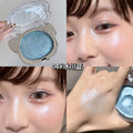 Gege bear diamond shimmer highlighting cream - mochi potato puree pearlescent explosive 3d brightening highlight powder