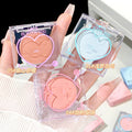 Makeup xixi tea peach heart single color blush expansion and contraction color matte nature to enhance complexion contouring blush palette