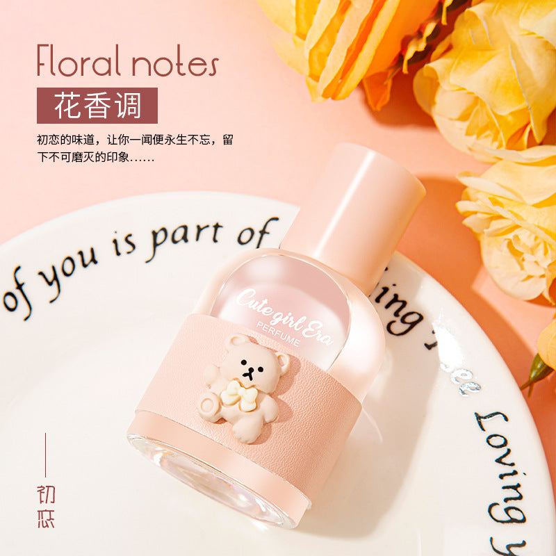 Oddis bear perfume student girl long-lasting light fragrance fresh floral and fruity fragrance women's perfume 30ml
