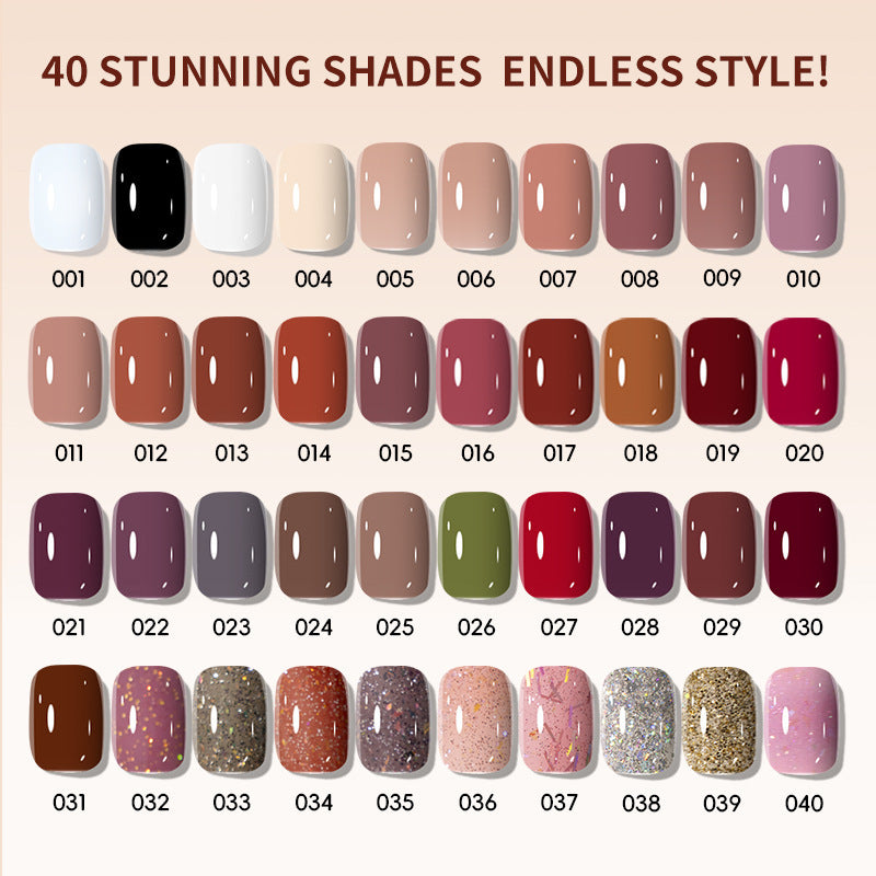 Kudan pure english cross-border special water-based nail polish no baking long-lasting quick-drying peelable 10ml polish