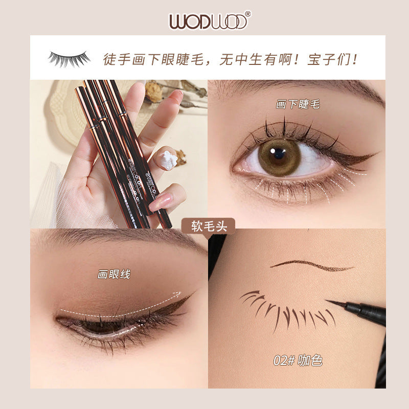 Wodwod ultra-fine waterproof smudge-proof eyeliner - perfect for beginners, creates flawless lower lash lines
