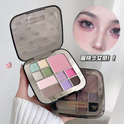 Kakashow all-in-one makeup palette: your one-stop shop for flawless looks - includes highlighter, eyeshadow, contour, and blush