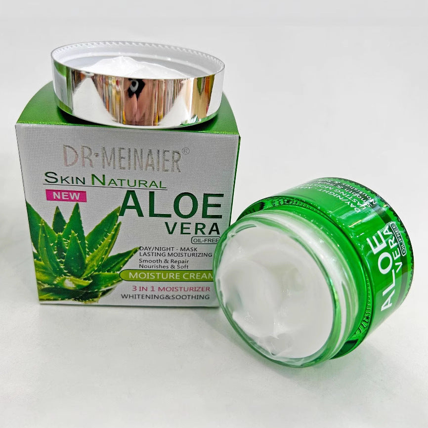 aloe vera moisturizing cream 50g, nourishing essence cream, brightening skin tone massage cream, aloe vera face cream - wholesale for export