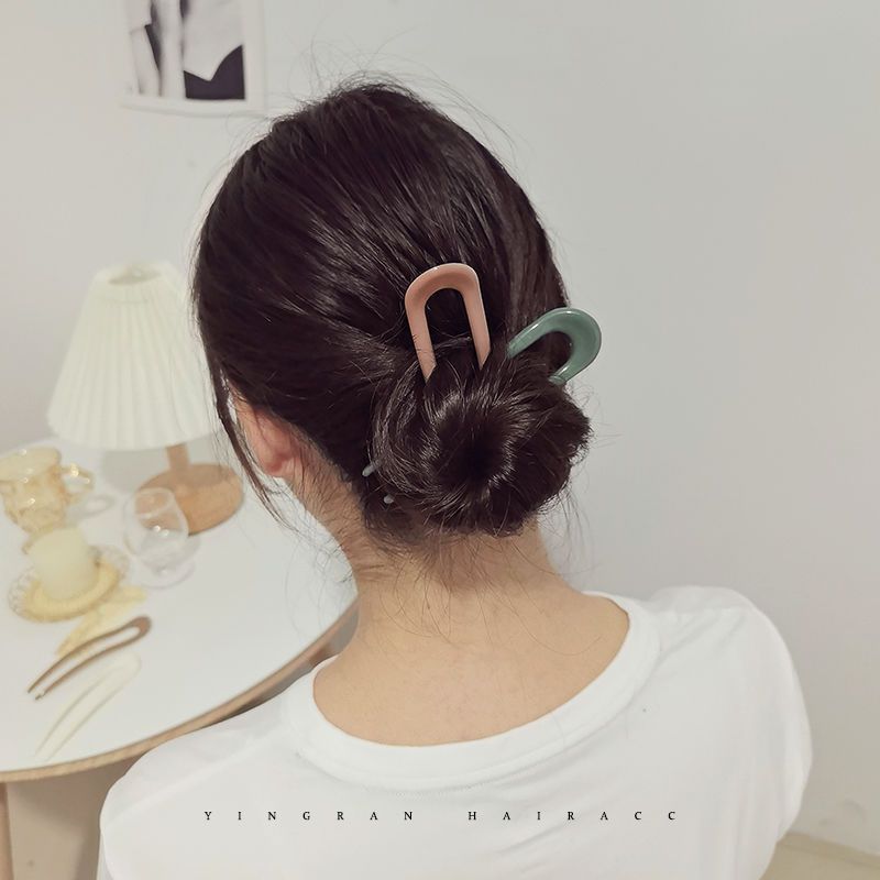Fashion u-shaped hairpin, back of the head, ball head, hair accessories, autum hairpin, adult hairpin, japanese style easiest for match hair accessories