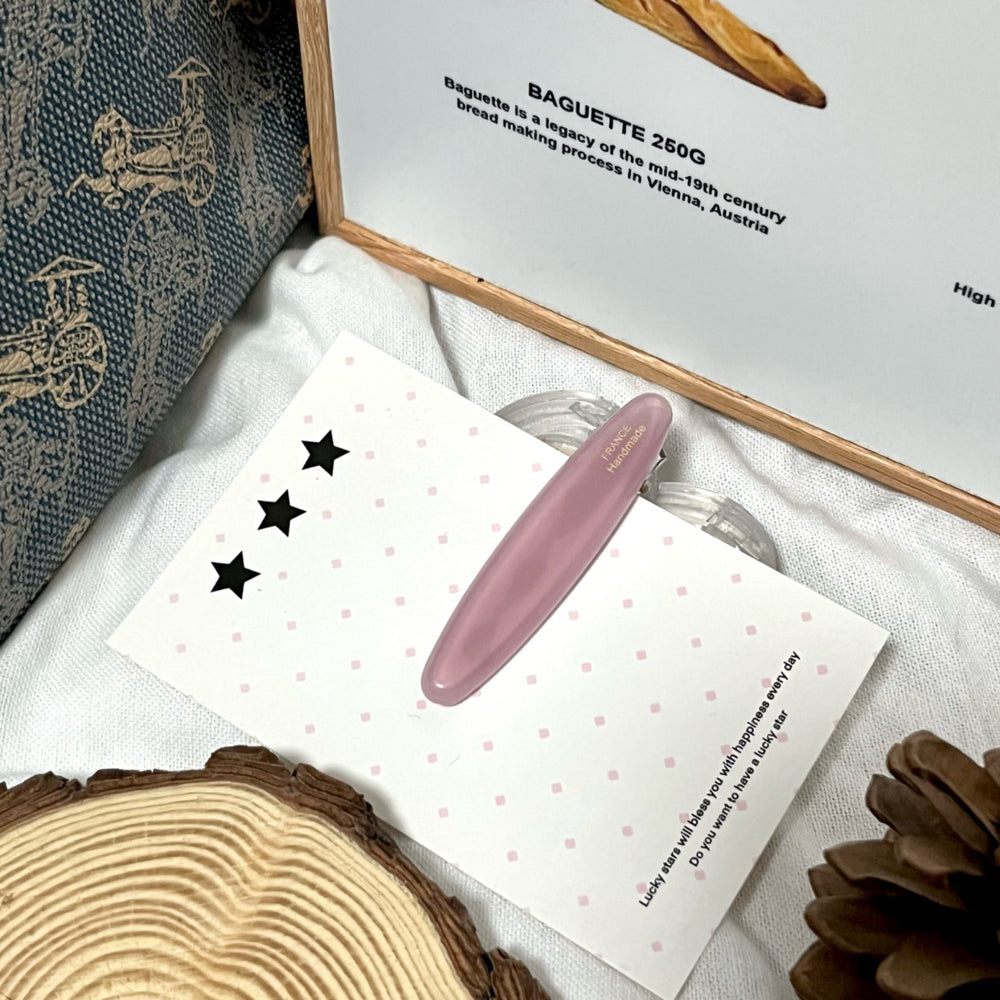Side acetate oval bangs hair clip for women's forehead trim clip hair clip one-word clip bb clip 2025new arrival water drop