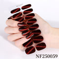 Zhengxiang personalized gel nail stickers waterprooffashion flash cat eye uv semi-cured gel nail stickers gel nail