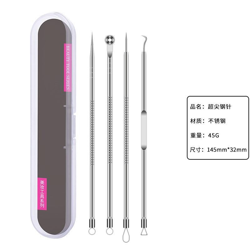 Super sharp cell clip suit, blackhead scraper, acne needle, acne remover, acne needle, ultra-fine beauty salon special tool