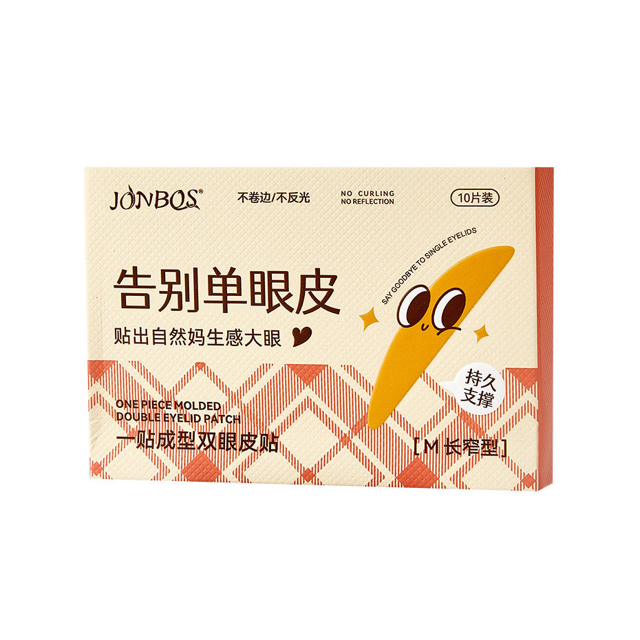 Jonbos double eyelid tapes - one-step application, lace design, invisible & natural, strong support, beautiful eyes