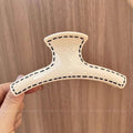 Line clothes hanger beige [11cm]