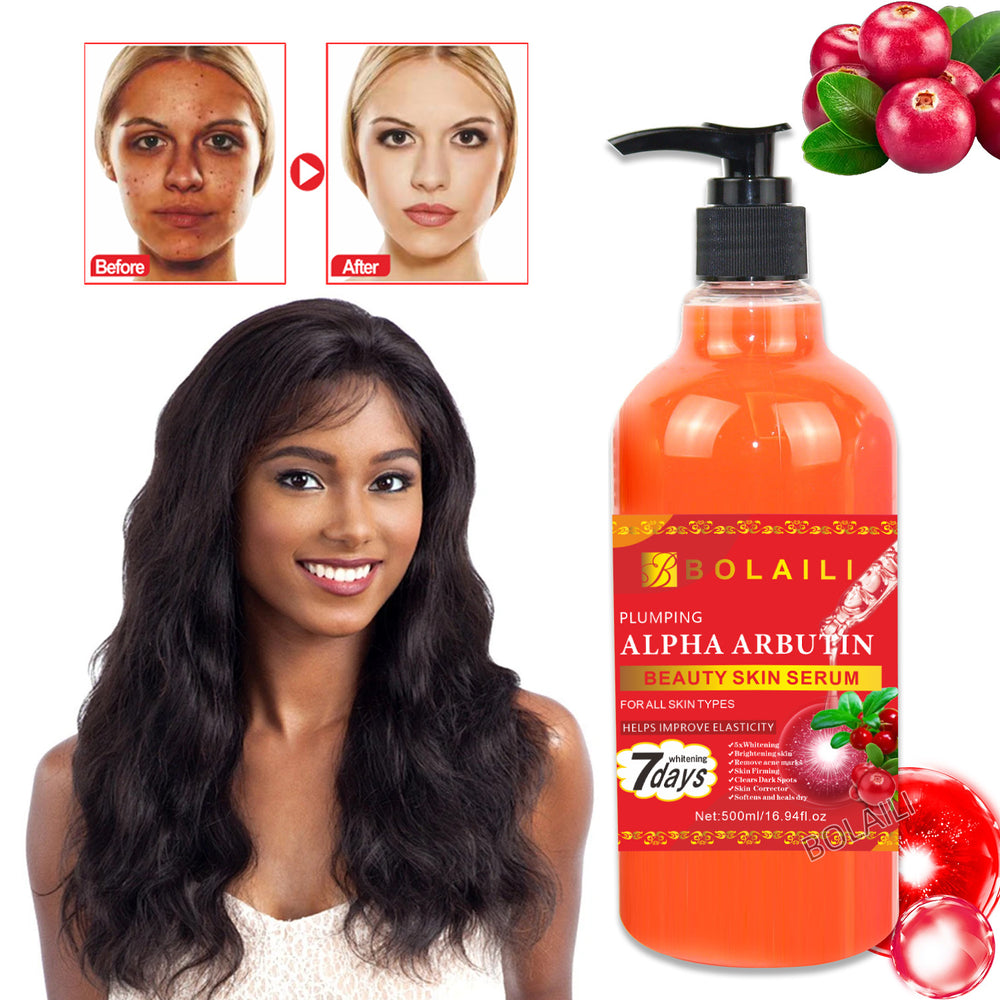 aha fruit acid solution anti-wrinkle repair arbutin essence brightening moisturizing brightening collagen serum