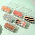 Wholesale mini plastic box - small finger puff packaging box, dustproof portable lidded jewelry storage box