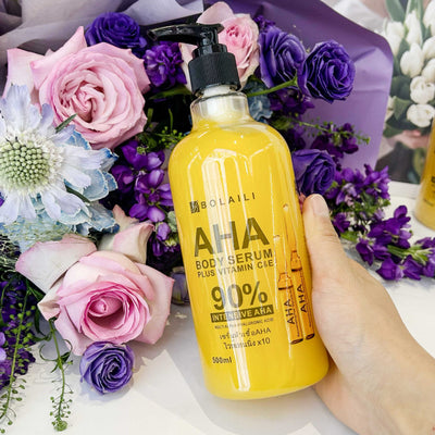 aha fruit acid solution anti-wrinkle repair arbutin essence brightening moisturizing brightening collagen serum