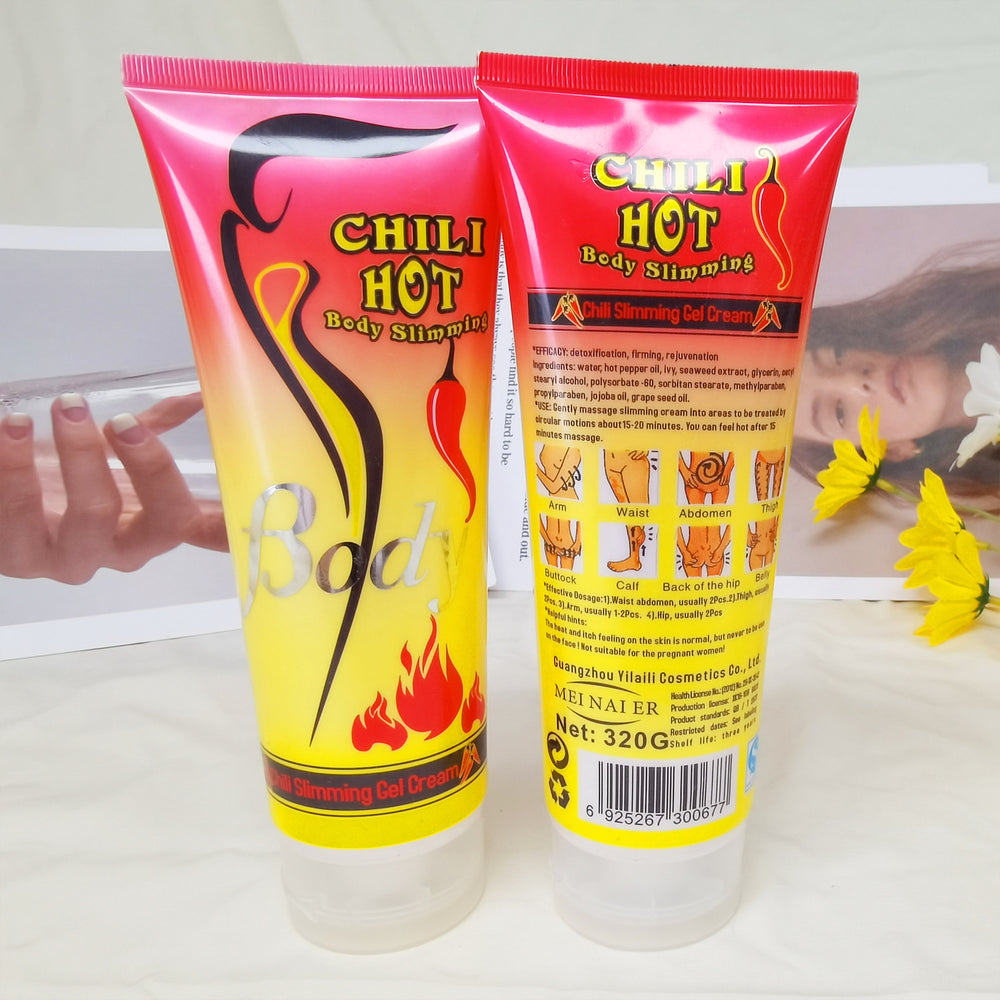 exclusive body firming cream to tighten belly, abdomen and calves, heating and shaping chili gel, foreign trade wholesale hot style